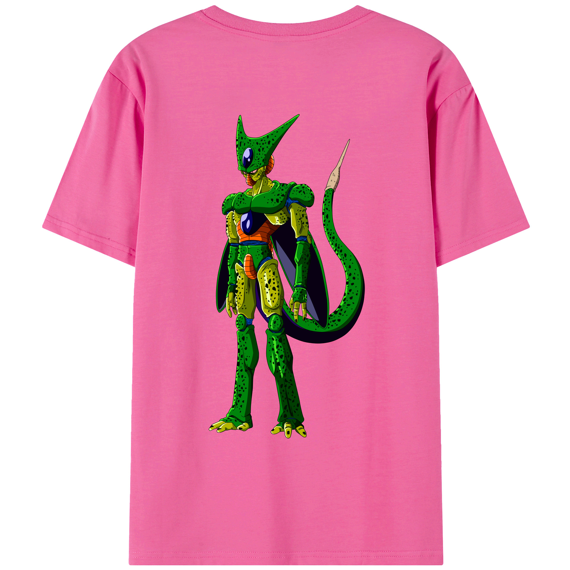 （画像用） ドラゴンボール セル DRAGON BALL Cell レディース半袖Tシャツ(バックプリント)